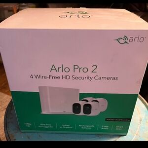 Arlo Pro 2 White Wire-Free HD Security Camera System - 4 Pack